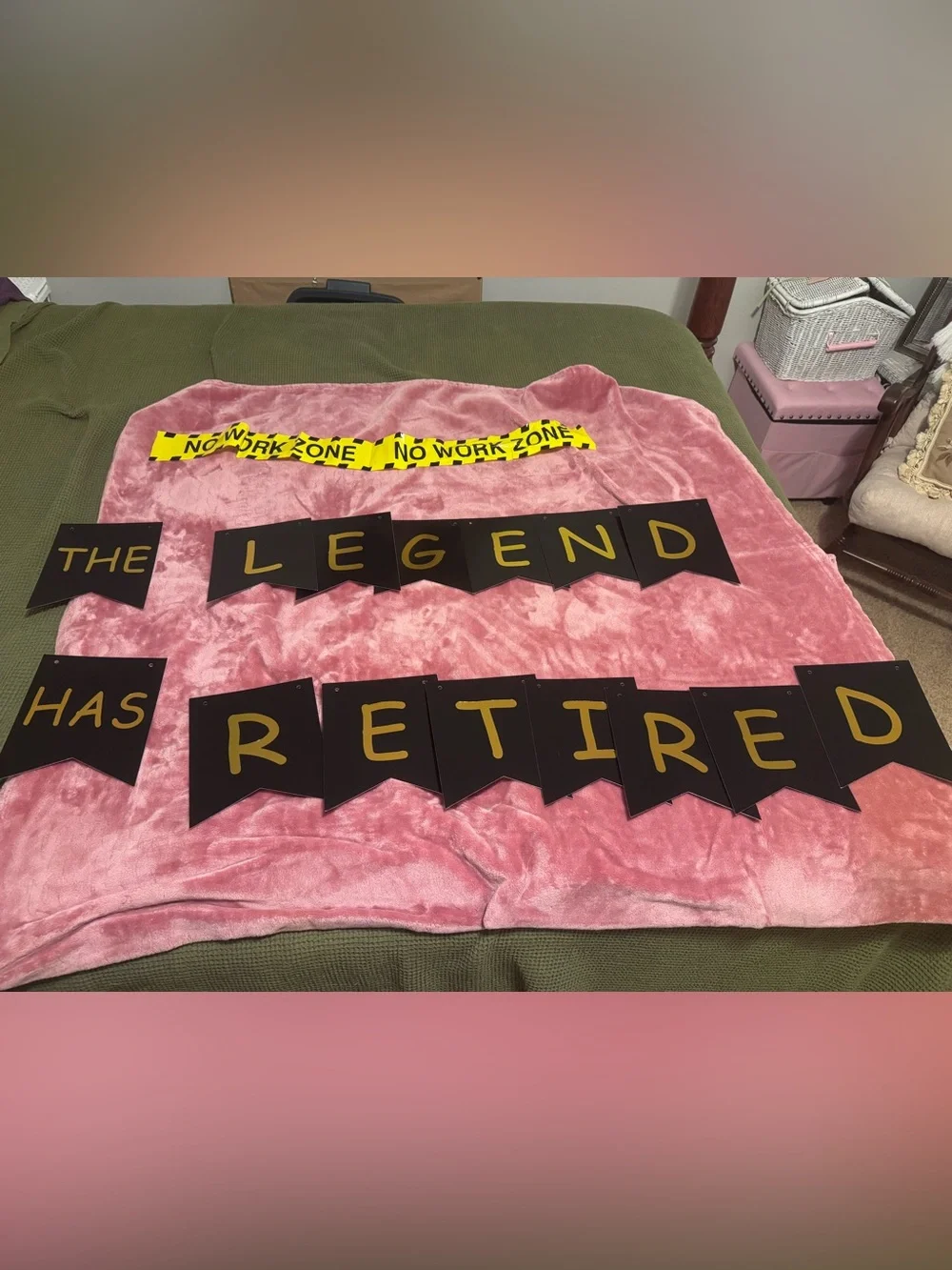 Happy Retirement Party Decor & Plates/Cups (READ full description)